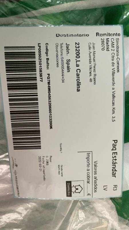 Envíos Camiseta Real Betis