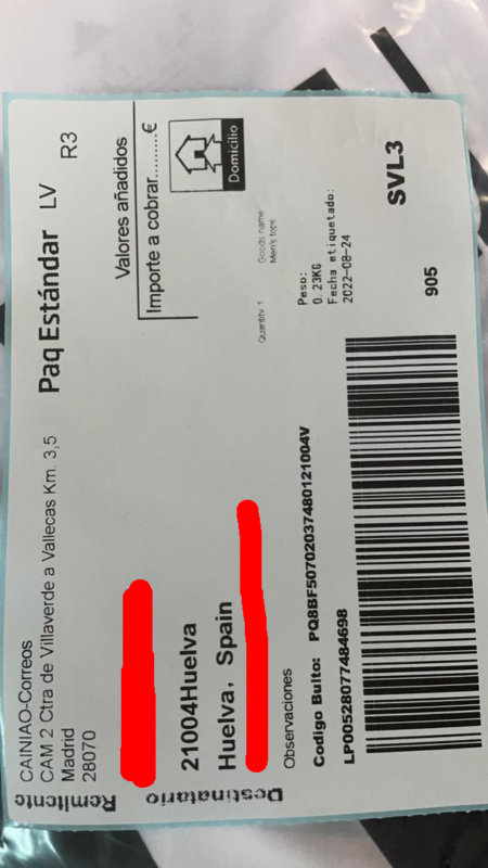 comprobante de envio de la camiseta de los lakers