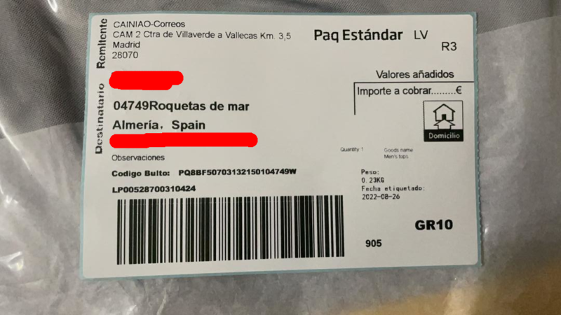 comprobante de envio camiseta boca juniors 2002
