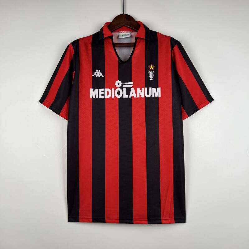 camiseta ac milán 1989
