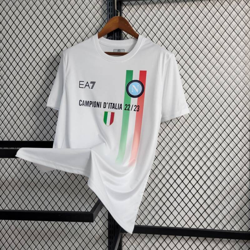 camiseta napoli blanca frontal 1
