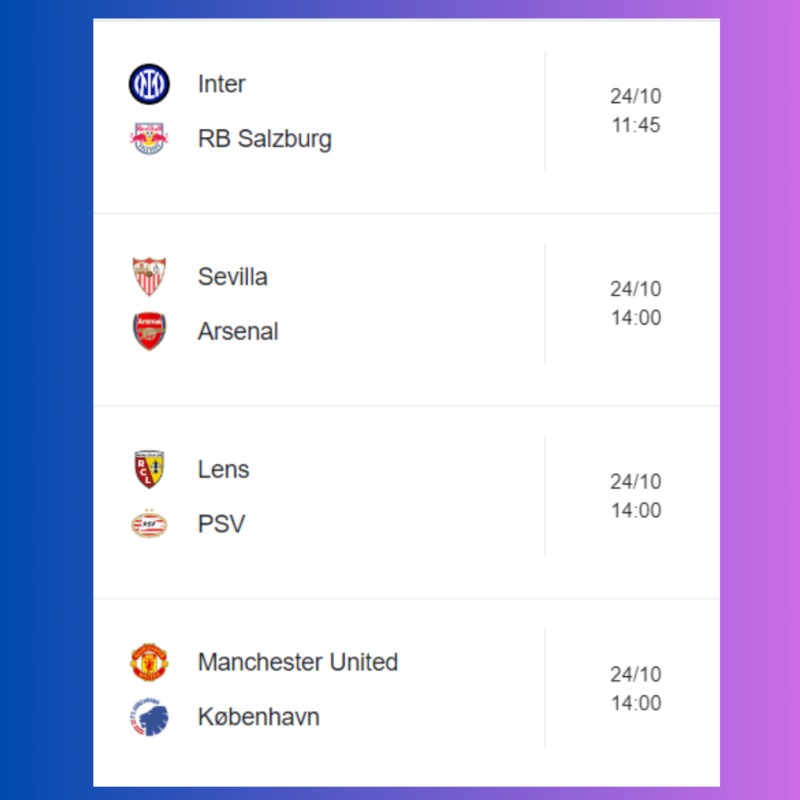 Jornada 3 de la champions league