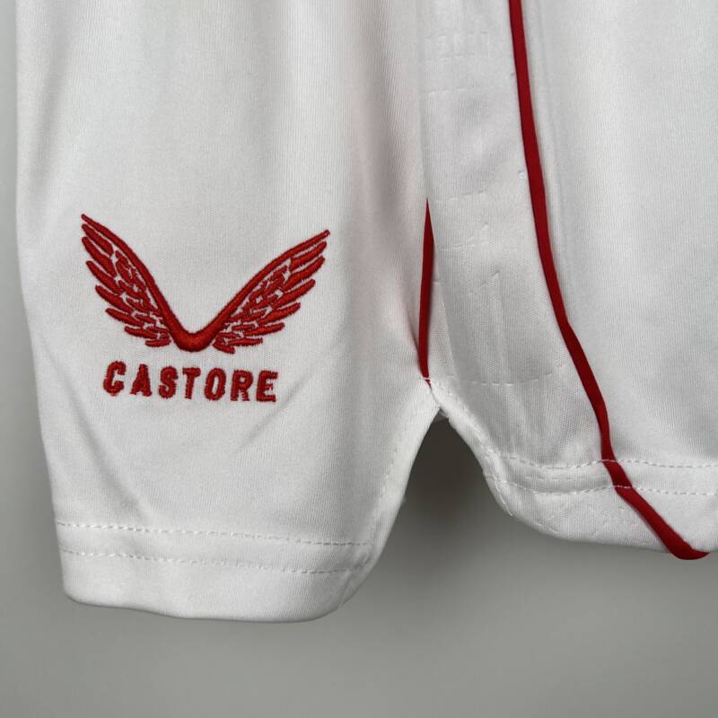 sevilla camiseta 2024 logo pantalón corto castore