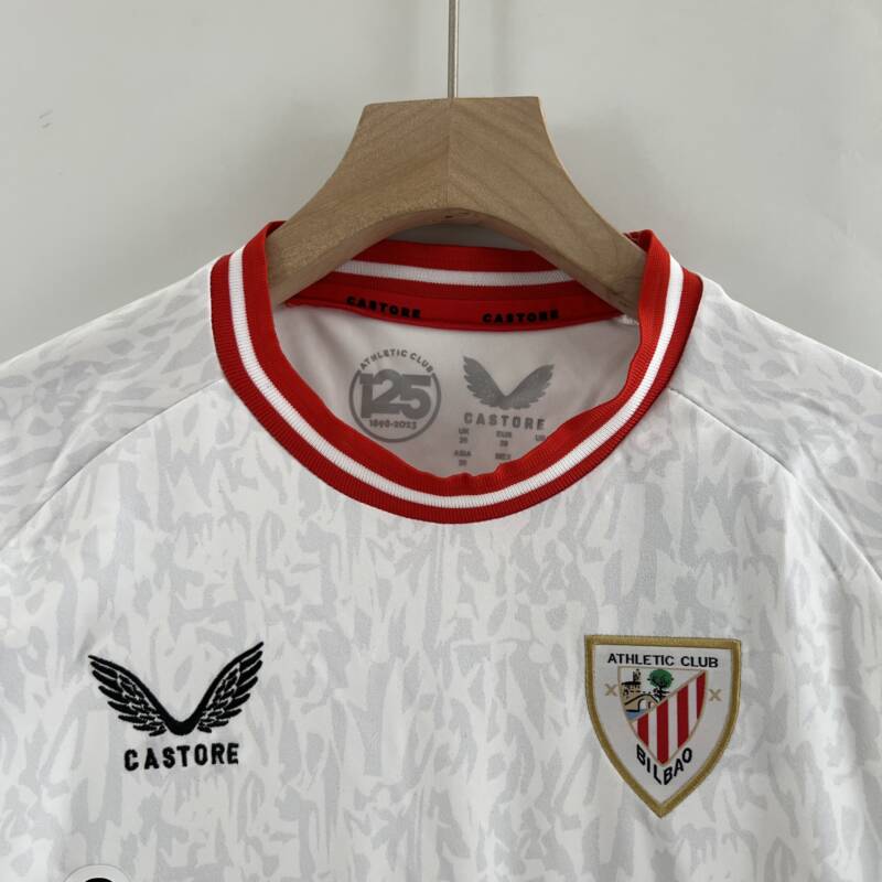 camiseta athletic blanca escudo
