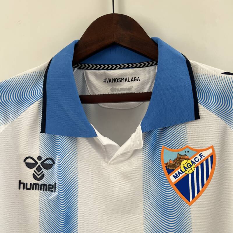 camiseta málaga 2024 cuello camisa
