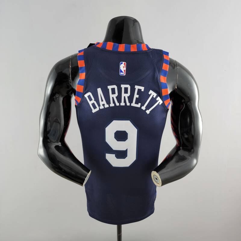 Camiseta Azul Marino de los Knicks barret 9 dorsal