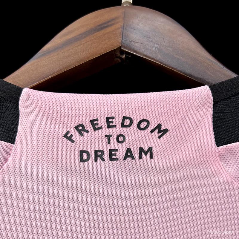 camiseta inter miami 2024 cuello anterior