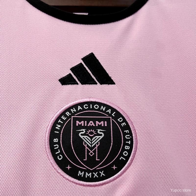 camiseta inter miami 2024 escudo y logo