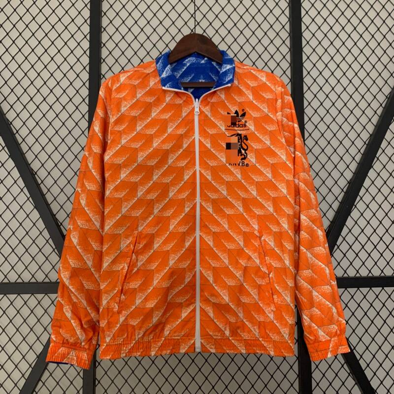 chaqueta reversible de países bajos frontal reversible