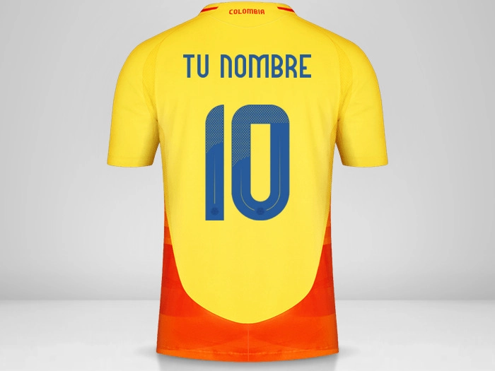 camiseta colombia copa america 2024 dorsal