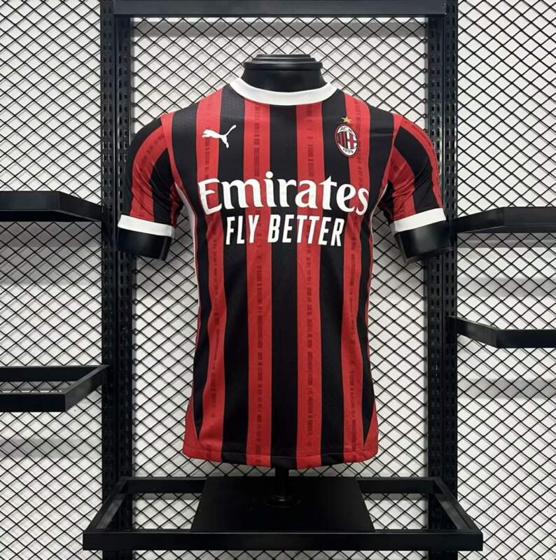 camiseta milan 2024-2025 version jugador