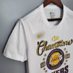 Camiseta Champions Los Angeles Lakers 2020 diseño lateral