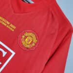 camiseta manchester united 2008 escudo