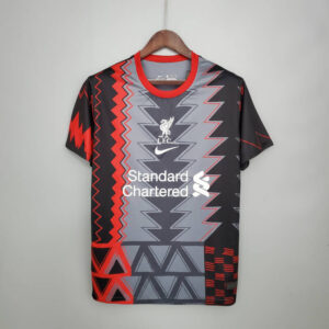 Camiseta calentamiento Liverpool 2021/22