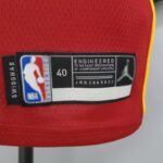 Camiseta Miami Heat Jordan Burgundy 2020/21 etiqueta