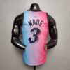 Alternative view of Camiseta Miami Heat Edition Pink Blue Gradient Color 2021