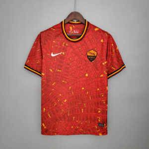 Camiseta calentamiento AS Roma 2020/21
