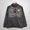 Chaqueta cortavientos negra
