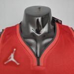 Camiseta Miami Heat Jordan Burgundy 2020/21 diseño frontal