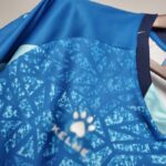 Segunda equipación RCD Espanyol 2020/21 diseño lateral