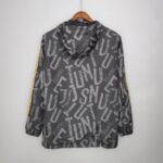 Cortavientos Juventus Black Phnom Penh 2021/22 diseño dorsal