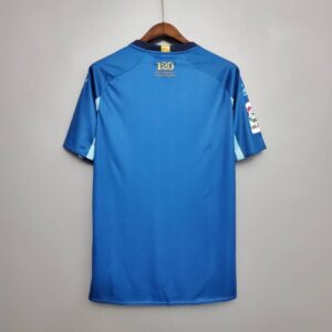 Segunda equipación RCD Espanyol 2020/21 diseño dorsal