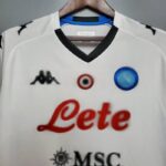 camiseta Segunda equipación Napoli diseño delantera y cuello