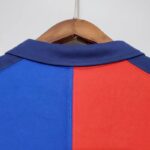 Camiseta local Retro FC Barcelona 1999 diseño dorsal de cuello