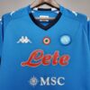 Camiseta Primera equipación Napoli 2020/21 diseño frontal cuello