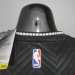 Camiseta Brooklyn Nets Bonus Edition Black diseño dorsal del cuello