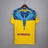 Camiseta Napoli Yellow-blue × Marcelo Burlon 2021/22 diseño dorsal