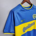 Camiseta Local Retro Boca Juniors 1999/01 diseño lateral