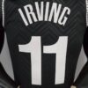 Camiseta Brooklyn Nets Bonus Edition Black diseño dorsal frontal