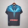 Camiseta Napoli black-blue × Marcelo Burlon 2021/22 diseño dorsal