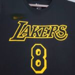 camiseta lakers negra 8