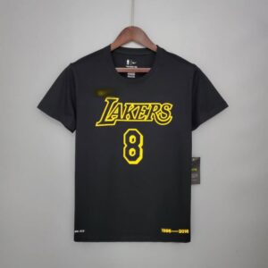 camiseta lakers negra