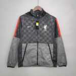 Cortavientos Liverpool Black Plaid 2021/22