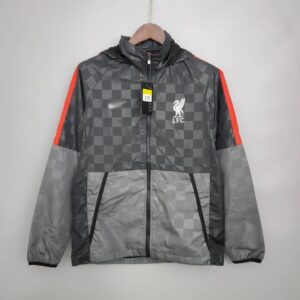 Cortavientos Liverpool Black Plaid 2021/22