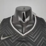 Camiseta Brooklyn Nets Bonus Edition Black diseño frontal