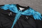 Chaqueta Napoli black-blue Kappa × Marcelo Burlon diseño frontal