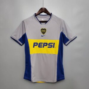 Camiseta Visitante Retro Boca Juniors 2002 - Celebra la historia del fútbol con esta prenda icónica