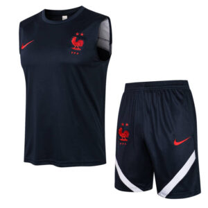 Conjunto entrenamiento sin mangas Francia 2020/21