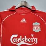 camiseta liverpool 2006 2007 cuello camisa