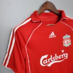 camiseta liverpool 2006 2007 hombro