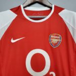 camiseta retro arsenal collo rotondo
