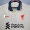 segunda camiseta liverpool 2021 2022 pecho y cuello