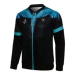 Chaqueta Napoli black-blue Kappa × Marcelo Burlon