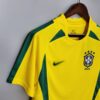 Camiseta local Retro Brasil 2002 diseño lateral