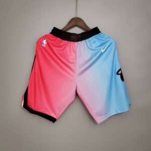 Pantalón corto Miami Heat City Edition Pink Blue Gradient Color