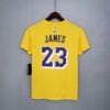 Alternative view of Camiseta Los Angeles Lakers Yellow James 23
